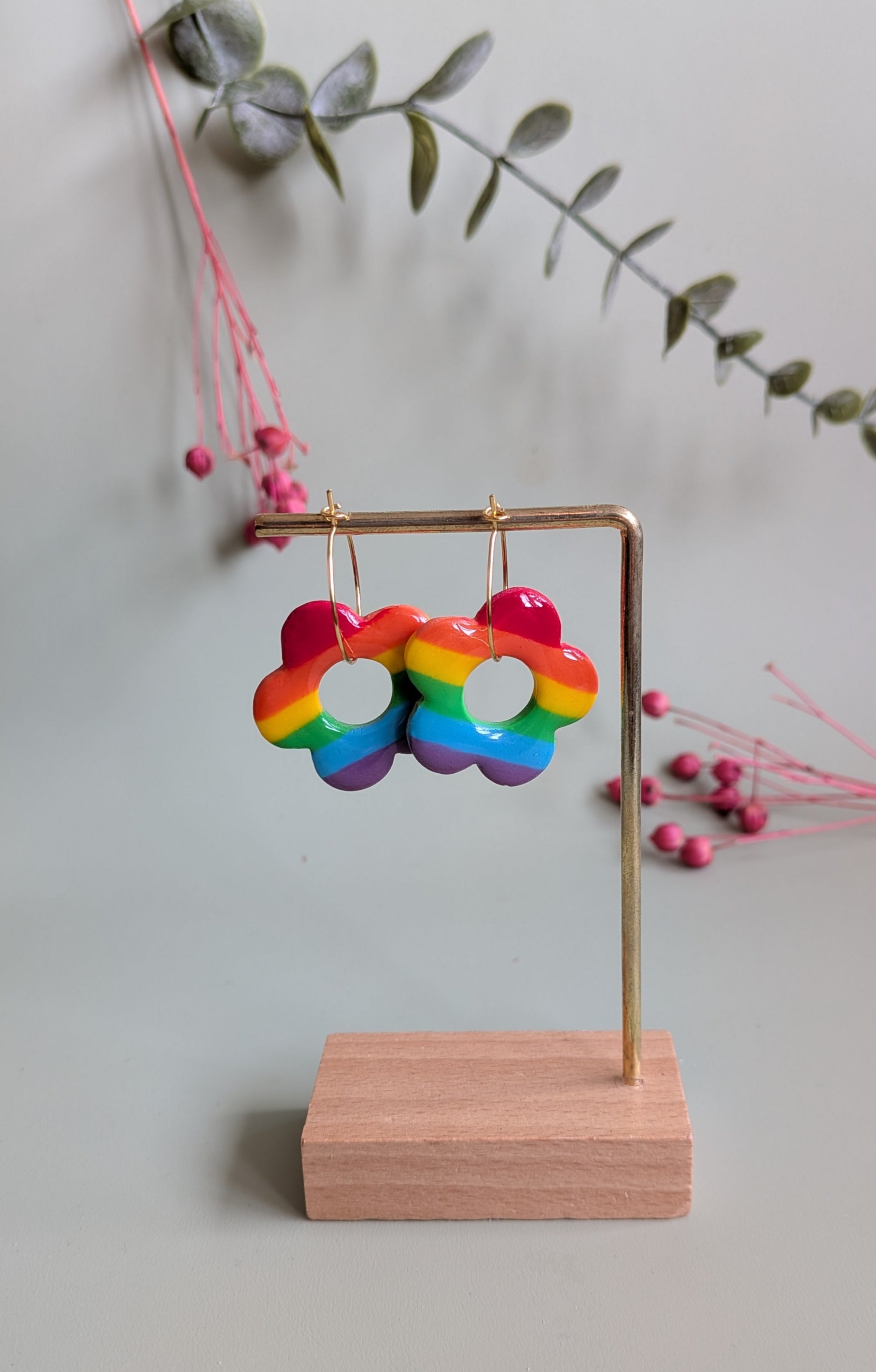 Rainbow hoops