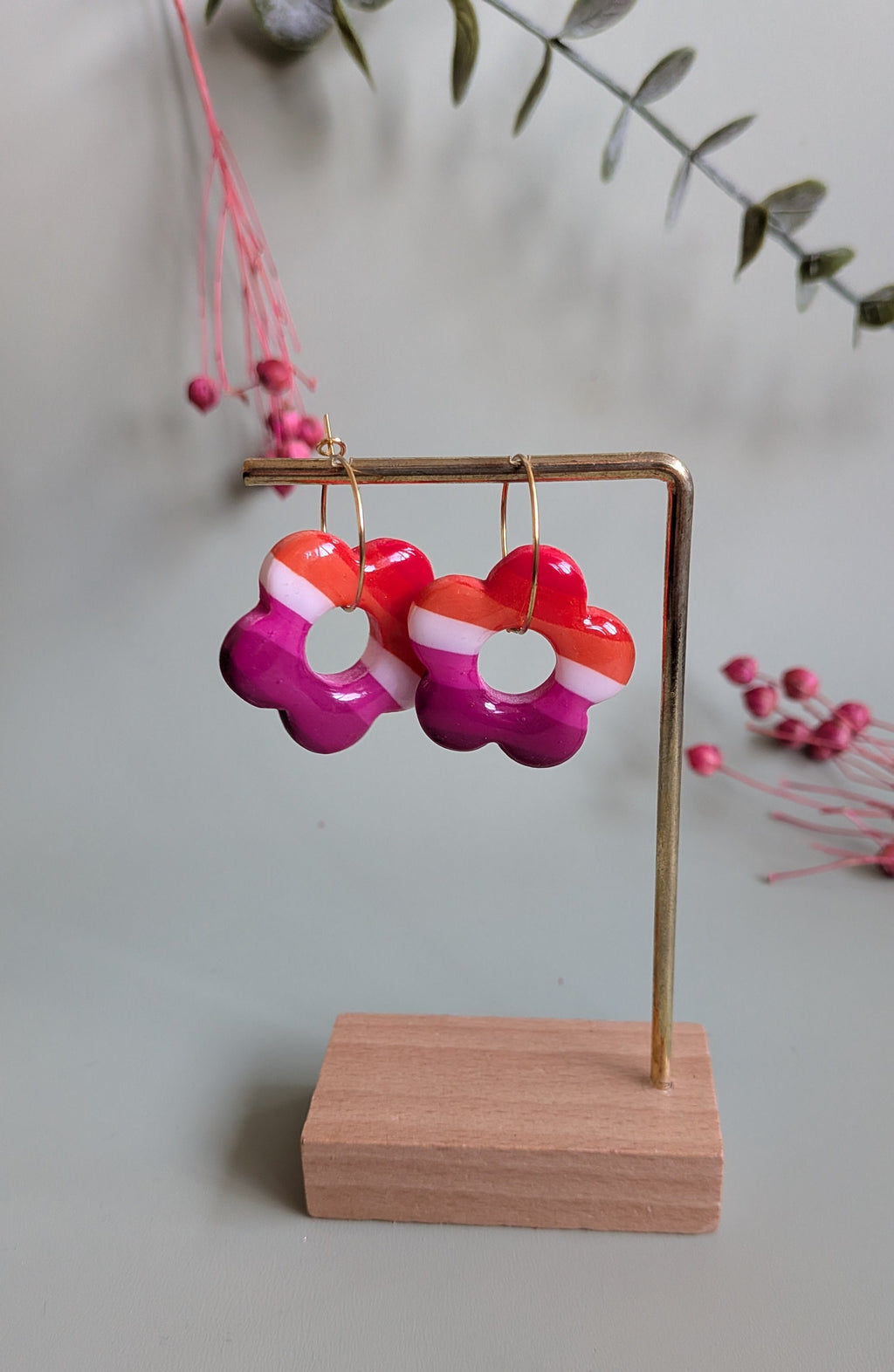 Lesbian Pride Hoops