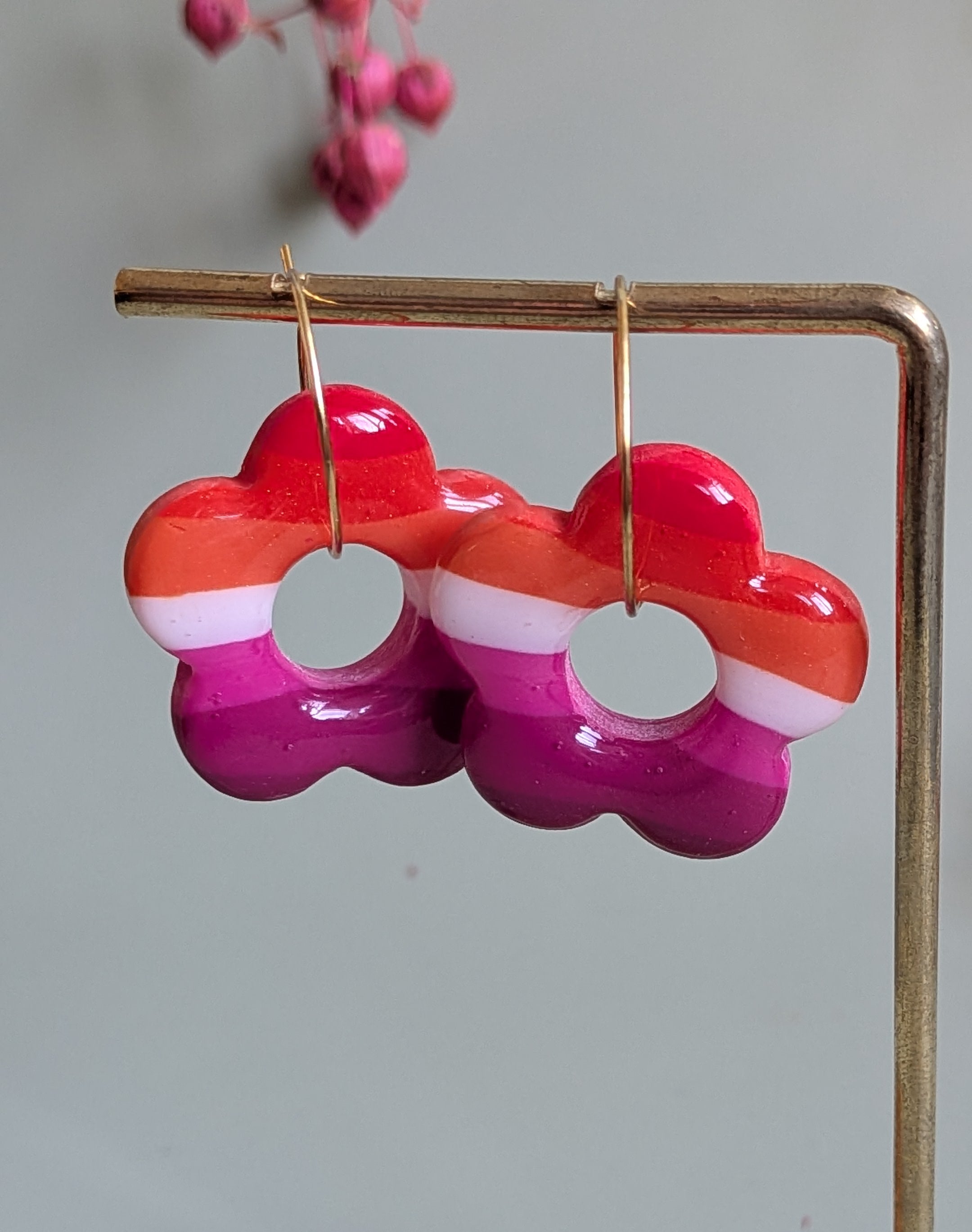Lesbian Pride Hoops