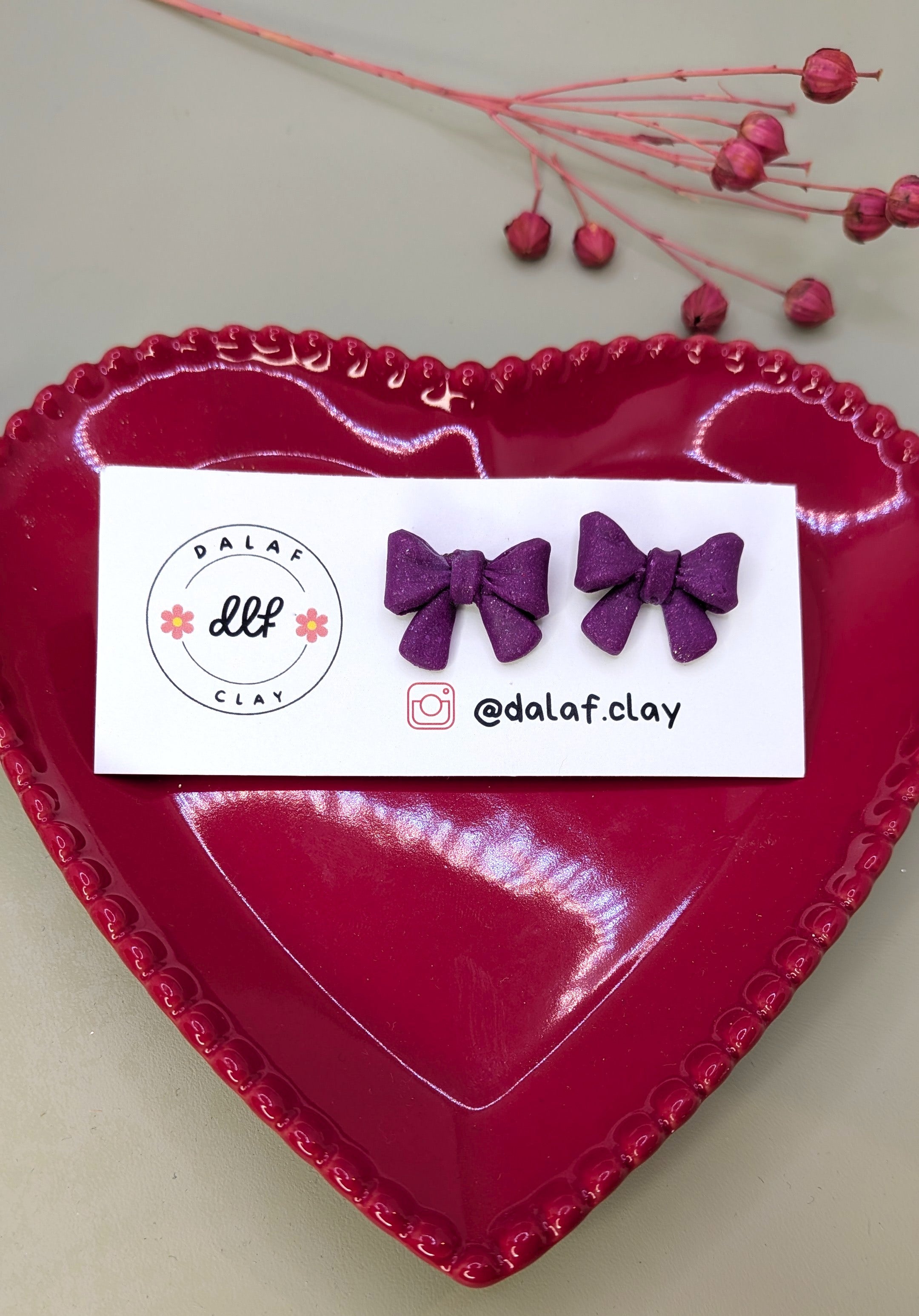 Purple bows